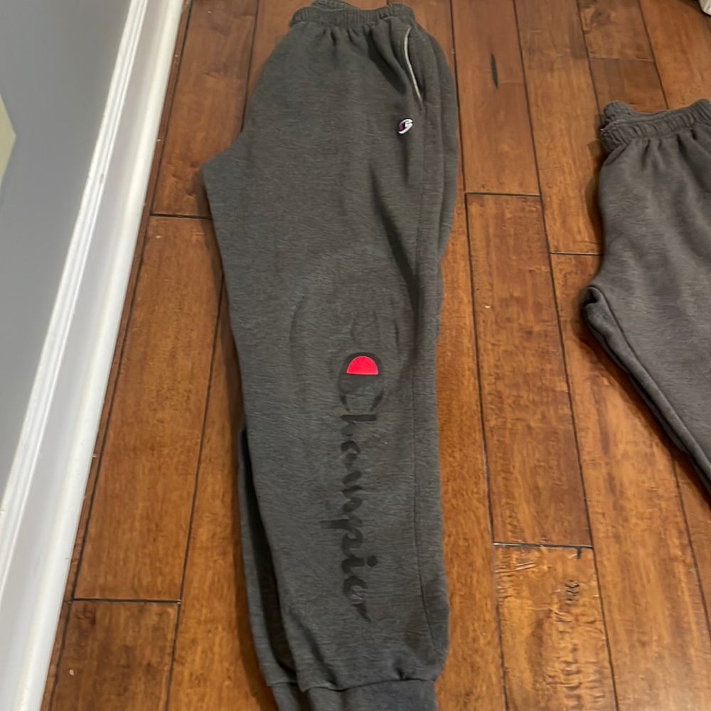 Men’s, XL, Champion Sweatpants, Gray, Barely Worn